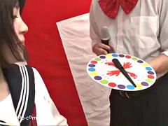 アジア人, 美女, フェラチオ, ゲーム, 日本人, 淫乱熟女, パンティ, ストリッピング