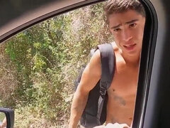 Amateur, Americano, Anal, Mamada, Coche, Hablar sucio, Peludo, Pov