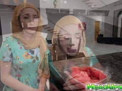 Hijab wearing Sweet Sophia fucked by her bestfriend