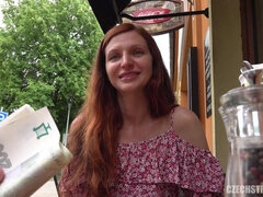 18, フェラチオ, チェコ, オーガズム, オマンコ, 赤毛, ティーン, オッパイの