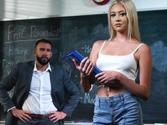 Grosse bite, Blonde, Sucer une bite, Queue, En levrette, Seins naturels, Maigrichonne, Nénés