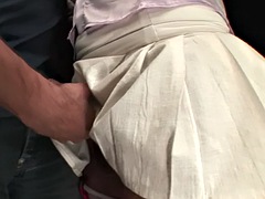 Anal, Chica, Novio, Tetona, Corridas, Enfermera, Bragas, Uniforme