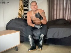 Enthousiasteling, Grote lul, Dominatie, Homo, Vernedering, Rubebrstof, Slaaf, Alleen