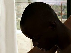 アフリカ人, 黒人, 茶髪の, 黒人, エロティック, マッサージ, 淫乱熟女, アウトドア