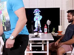 Leie, Asiatisch, Grosser schwanz, Blasen, Braunhaarige, Hochschule, Behaart, Schreiend