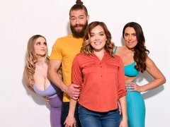 素人, デカパイ, フェラチオ, チン, 女 人男 人, 淫乱熟女, シャワー, ティーン