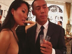 アジア人, フェラチオ, 口内発射, イく瞬間, ゴム, なめる, 淫乱熟女, ヴィンテージ