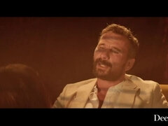 Braunhaarige, Kehlenfick, Hundestellung, Aufs gesicht abspritzen, Fingern, Lecken, Muschi, Weibliche ejakulation