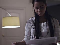 Brunette brune, Grossier, Hard, Hd, Fille latino, Tabou, Adolescente