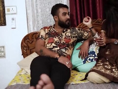 デカパイ, フェラチオ, インド人, フェラする