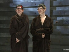 Sadomasoquismo, Rubia, Morena, Extremo, Fetiche, Hd, Humillación, Tatuaje