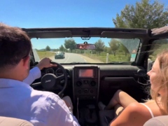 Amateur, Rubia, Coche, Sexo duro, Hd, Pezones