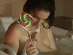 Grote kont, Bruinharig, Huisgemaakt, Indisch, Ondergoed, Klein, Softcore pornografie, Tiener