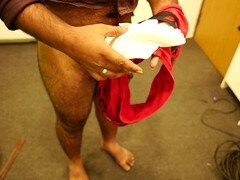 デカチン, フェラチオ, コンドーム, イく瞬間, 手コキする, インド人, 一人, ティーン