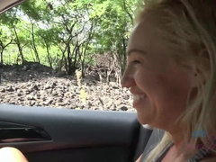 Amateur, Beach, Bikini, Blonde, Girlfriend, Pov, Pussy, Smoking