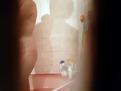 Amateur, Ducha, Adolescente, Voyeur