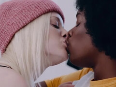 69, Blonde, Fingering, Hd, Lesbian, Licking, Natural tits, Pussy