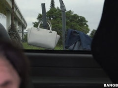 Enthousiasteling, Pijpbeurt, Autobus, Sperma shot, Handbeurt, Hardcore, Hd, Natuurlijke tieten