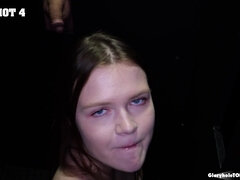 Kehlenfick, Aufs gesicht abspritzen, Schwanzloch, Handjob, Interrassisch, Natürlichen titten, Rotschopf, Titten