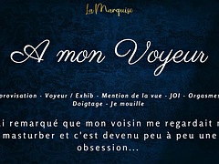 素人, 露出狂, フランス人, オナニー, ソフトコア, のぞき