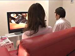 Japanese Mother And Stepson Watching Porn Temptation Pt 1 from Spikespen