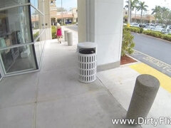 BJ on a ride and backyard fuck