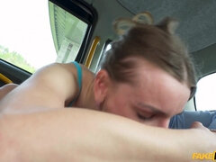Arina Shy gets her face fucked in the Fake Taxi
