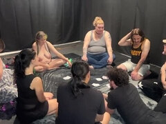 Card Game Truth or Dare Leads to Wild Queer Orgy - Anal, Squirt & Lesbian Group Sex