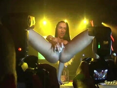 茶髪の, ディルド, 軟体, Hd, ストリッピング, ティーン, おもちゃ, のぞき