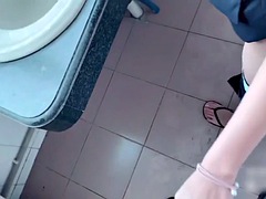 Amateur, Blowjob, Chinese, Office, Public, Toilet