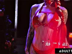 ADULT TIME - Santa Stuffs Naughty Joanna Angels ASS Like A Holiday Stocking - FREE FULL SCENE