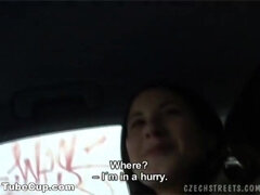 CZECH STREETS - VERONIKA BLOWS DICK FOR CASH