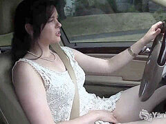 Amateur, Coche, Masturbación, Orgasmo, Sexo soft, Juguetes