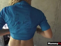 Blonde MILF Cory Chase Fucks Stepson Outdoor - Hot Taboo Sex