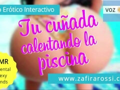 Amateur, Gros seins, Sucer une bite, Fille latino, Public, Réalité