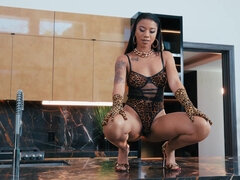 Shameless asian babe solo breathtaking video
