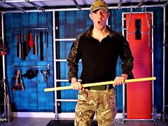 Gay Military BDSM Training Academy in POV