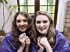 デカパイ, 毛深い, ハードコア, レズビアン, なめる, マッサージ, ハメ撮り