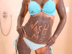 お尻, ブロンド, フェラチオ, バック, フォアサム, 剃毛, ティーン, 三人