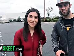 TeamSkeet - Curvy Hottie Takes Off Her Tight Jumpsuit And Twerks Her Big Fat Booty On Hard Cock: Porn