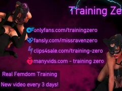 Tease & Denial: Training Zero's Fake Chastity Cumshot Release with Tantaly Sex Doll