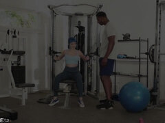 Charming Jewelz Blu gags on BBC unforgettable xxx clip