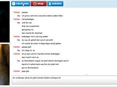 Pralle deutsche Ficksklavin vor der Cam