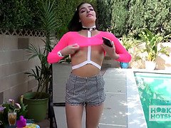 Nasty 18-year-old pornstar Emily Willis gets brutally destroyed by guy she met on the net
