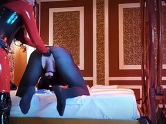 Bondage discipline sadomasochisme, Dominante vrouw, Groepseks, Hd, Latex, Meesteres, Slaaf, Trio