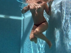 Grosser arsch, Frau, Hd, Ungarisch, Pool, Muschi, Solo, Unter wasser