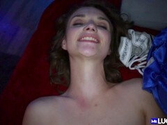 inexperience teenager Stevie Grey in point of view action
