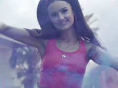 Pijpbeurt, Bruinharig, Sperma shot, Handbeurt, Gezichtspunt, Roken