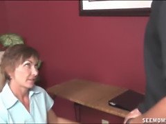 Mamada, Madura, Pareja, Sexo duro, Maduro, Mamá, Desnudo, Cabello corto
