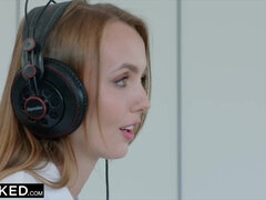 黒人, ブロンド, チン, バック, ハードコア, 異人種間, なめる, 馬乗り